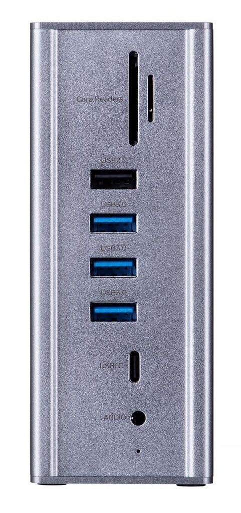 UNITEK HUB USB-C 15IN1, 6XUSB, 2XHDMI, DP, RJ45, SD цена и информация | Adapteri un USB centrmezgli | 220.lv