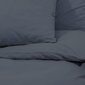 vidaXL gultasveļas komplekts, antracītpelēks, 200x220 cm, mikrošķiedra cena un informācija | Gultas veļas komplekti | 220.lv