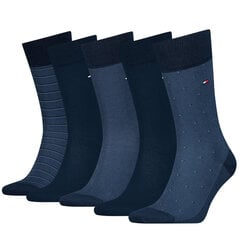 Tommy Hilfiger носки мужские, 4шт в подарочной коробке, темно-синий цвет цена и информация | Мужские носки | 220.lv