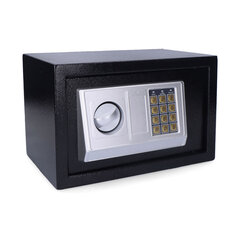 Сейф Micel cfc1, электроника, ключ чёрная сталь, 31 x 20 x 20 cм цена и информация | Системы безопасности, контроллеры | 220.lv