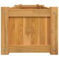 vidaXL augstā puķu kaste, 150x30x25 cm, masīvs tīkkoks cena un informācija | Balkona kastes | 220.lv