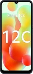 Xiaomi Redmi 12C 3/32GB Graphite Gray MZB0DL5EU cena un informācija | Mobilie telefoni | 220.lv