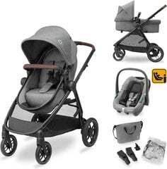 Maxi-Cosi universālie rati Zelia S Trio 3in1, grey цена и информация | Коляски | 220.lv