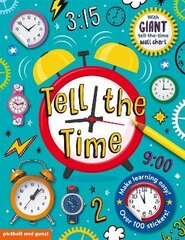 Tell The Time Sticker Book цена и информация | Книги для малышей | 220.lv