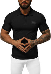 New Boy Polo Krekls Black MT3018/BLACK MT3018/BLACK/M цена и информация | Мужские футболки | 220.lv