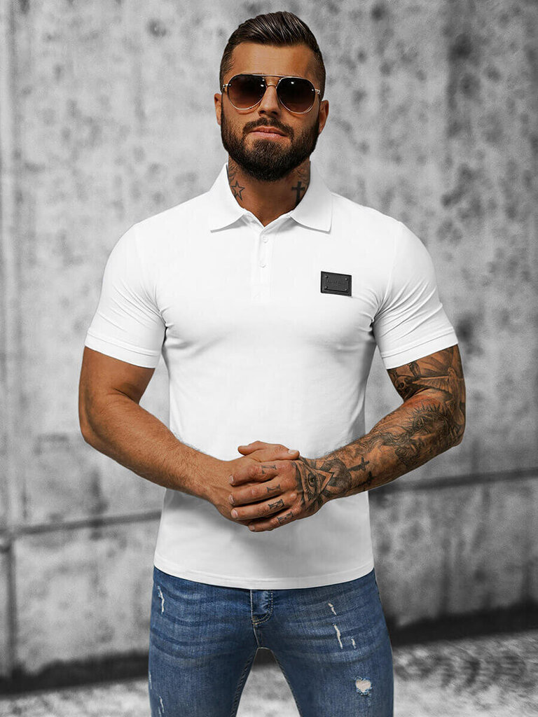 New Boy Polo Krekls White MT3018/WHITE MT3018/WHITE/XL cena un informācija | Vīriešu T-krekli | 220.lv