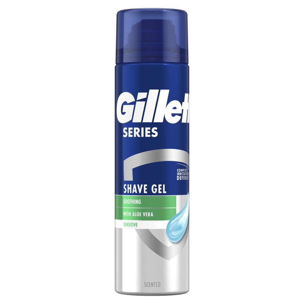 Nomierinoša skūšanās želeja ar alveju Gillette Series, 200 ml цена и информация | Skūšanās piederumi, kosmētika | 220.lv