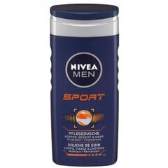 Nivea Men kosmētikas komplekts 3:1: dušas želeja, 250 ml, sausais dezodorants, 150 ml, ķermeņa krēms, 30 ml cena un informācija | Dušas želejas, eļļas | 220.lv