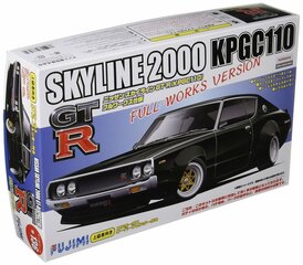 Līmējamais modelis Fujimi ID-136 Nissan KPGC110 Skyline 2000 GT-R Full Works 46716 1/24 цена и информация | Склеиваемые модели | 220.lv