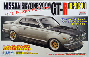 Līmējamais modelis Fujimi ID-142 Nissan Skyline 2000 GT-R KPGC10 Full-Works Version 46709 1/24 cena un informācija | Līmējamie modeļi | 220.lv