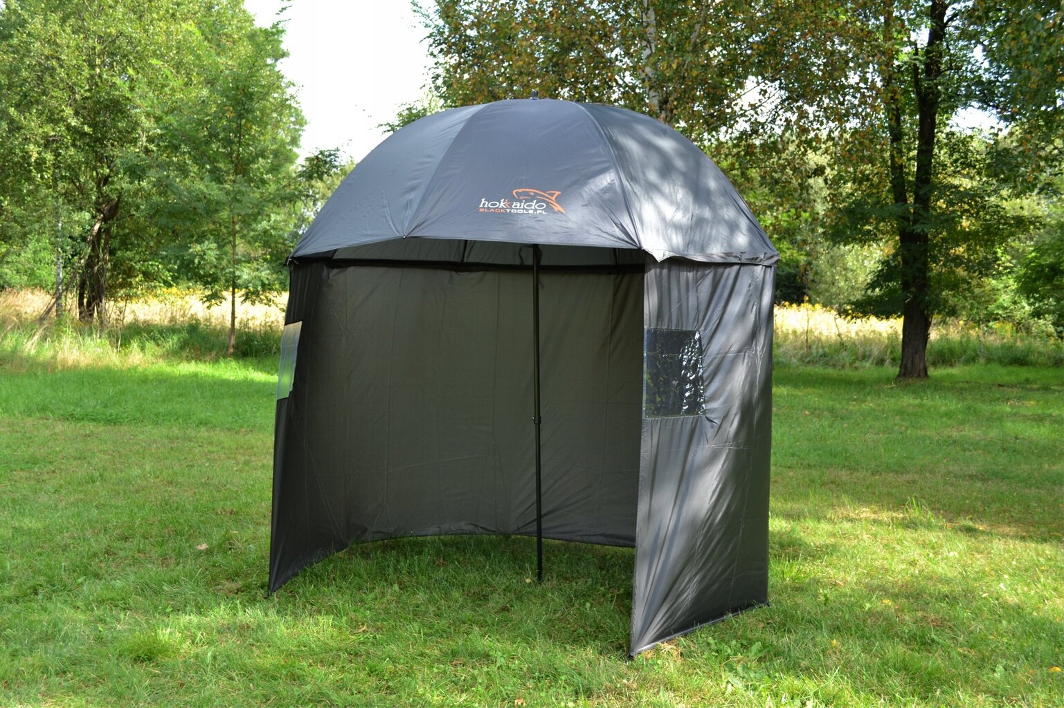 Ūdensnecaurlaidīgs makšķerēšanas lietussargs - telts Hokaido W15021 220 cm cena un informācija | Teltis | 220.lv
