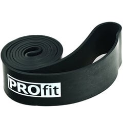 Elastīgā lente PROFIT POWER BAND 208x0,45x6,4 cm цена и информация | Фитнес-резинки, гимнастические кольца | 220.lv