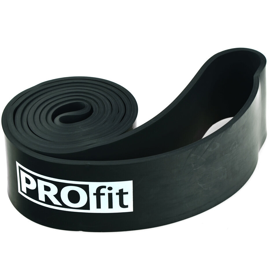 Elastīgā lente PROFIT POWER BAND 208x0,45x6,4 cm cena un informācija | Fitnesa gumijas, gredzeni | 220.lv