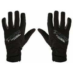 Вело перчатки Rock Machine Winter Race LF, черные/серые, S цена и информация | Одежда для велосипедистов | 220.lv