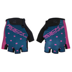 Вело перчатки Rock Machine Race SF, фиолетовые/синие, L цена и информация | Одежда для велосипедистов | 220.lv