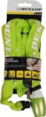 Velosipēda slēdzene Dunlop, 120 cm, zaļa cena un informācija | Velo slēdzenes | 220.lv