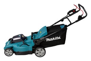 Аккумуляторная газонокосилка Makita DLM480Z 2x18В, без аккумулятора и зарядного устройства цена и информация | Газонокосилки | 220.lv