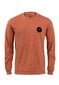 Krekls ar garām piedurknēm, oranžs цена и информация | Vīriešu džemperi | 220.lv