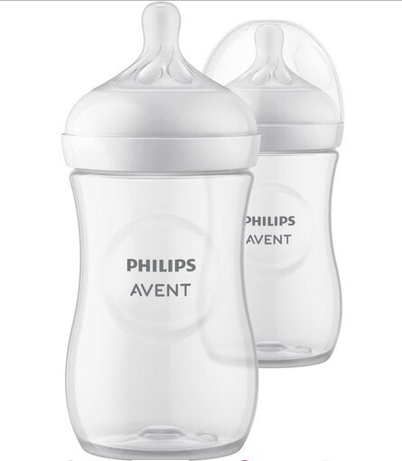Pudeles Philips Avent Natural Response SCY903/02, 260 ml, 2 gab цена и информация | Bērnu pudelītes un to aksesuāri | 220.lv