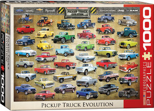 Puzle Eurographics, 6000-0681, Pickup Truck Evolution, 1000 gab. cena un informācija | Puzles, 3D puzles | 220.lv
