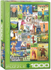 Puzle Eurographics, 6000-0933, Golf Around the World, 1000 gab. cena un informācija | Puzles, 3D puzles | 220.lv