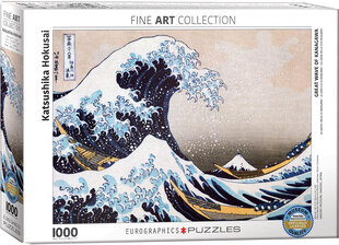 Пазл Eurographics, 6000-1545, Great Wave off Kanagawa, 1000 шт. цена и информация | Пазлы | 220.lv