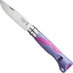 Детский нож Opinel Outdoor Junior № 7, рукоятка фиолетовая/фуксия цена и информация | Туристические ножи, многофункциональные приборы | 220.lv