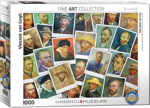 Puzle Eurographics, 6000-5308, Van Gogh’s Selfies, 1000 gab. cena un informācija | Puzles, 3D puzles | 220.lv