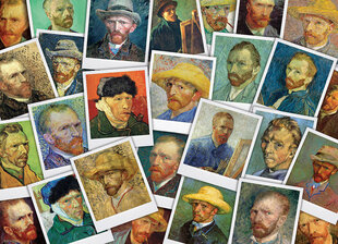 Puzle Eurographics, 6000-5308, Van Gogh’s Selfies, 1000 gab. cena un informācija | Puzles, 3D puzles | 220.lv