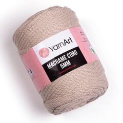 Adīšanas dzija YarnArt Macrame Cord 5 MM 500g, krāsa 753 цена и информация | Принадлежности для вязания | 220.lv