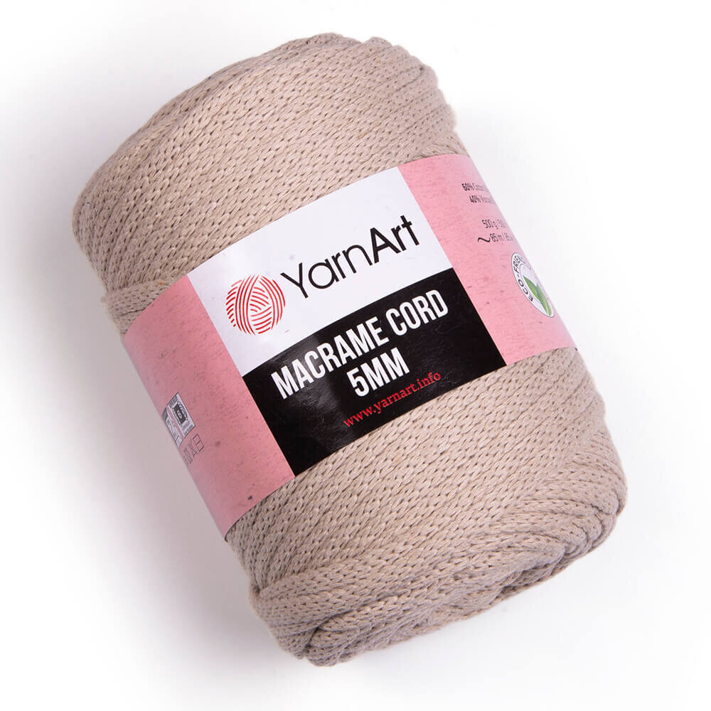 Adīšanas dzija YarnArt Macrame Cord 5 MM 500g, krāsa 753 цена и информация | Adīšana | 220.lv