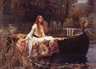 Puzle Eurographics, 6000-1133, The Lady of Shalott, 1000 gab. cena un informācija | Puzles, 3D puzles | 220.lv