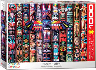 Пазл Eurographics, 6000-5349, Totem Poles, 1000 шт. цена и информация | Пазлы | 220.lv