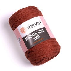 Adīšanas diegi YarnArt Macrame Cord 3 MM 250g, krāsa 785 cena un informācija | Adīšana | 220.lv