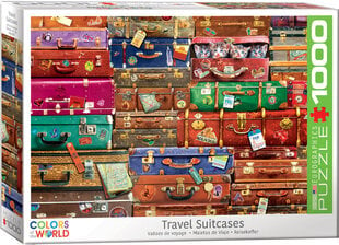 Puzle Eurographics, 6000-5468, Travel Suitcases, 1000 gab. cena un informācija | Puzles, 3D puzles | 220.lv