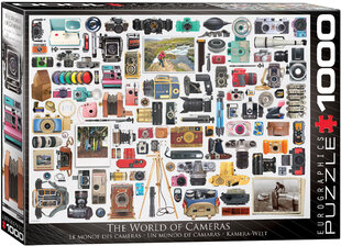 Puzle Eurographics, 6000-5627, The World of Cameras, 1000 gab. cena un informācija | Puzles, 3D puzles | 220.lv