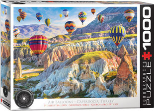 Puzle Eurographics, 6000-5717, Air Balloons, Cappadocia, Turkey, 1000 gab. cena un informācija | Puzles, 3D puzles | 220.lv