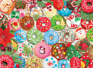 Puzle Eurographics, 8051-5660, Christmas Donuts, Tin, 1000 gab. cena un informācija | Puzles, 3D puzles | 220.lv