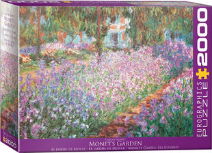 Пазл Eurographics, 8220-4908, Monet’s Garden by Claude Monet, 2000 шт. цена и информация | Пазлы | 220.lv