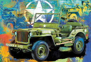 Puzle Eurographics, 8551-5598, The Jeep, Army Truck, Tin, 550 gab. cena un informācija | Puzles, 3D puzles | 220.lv