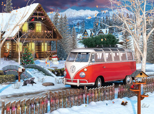Puzle Eurographics, 8551-5664, VW Christmas Bus, Tin, 550 gab. cena un informācija | Puzles, 3D puzles | 220.lv
