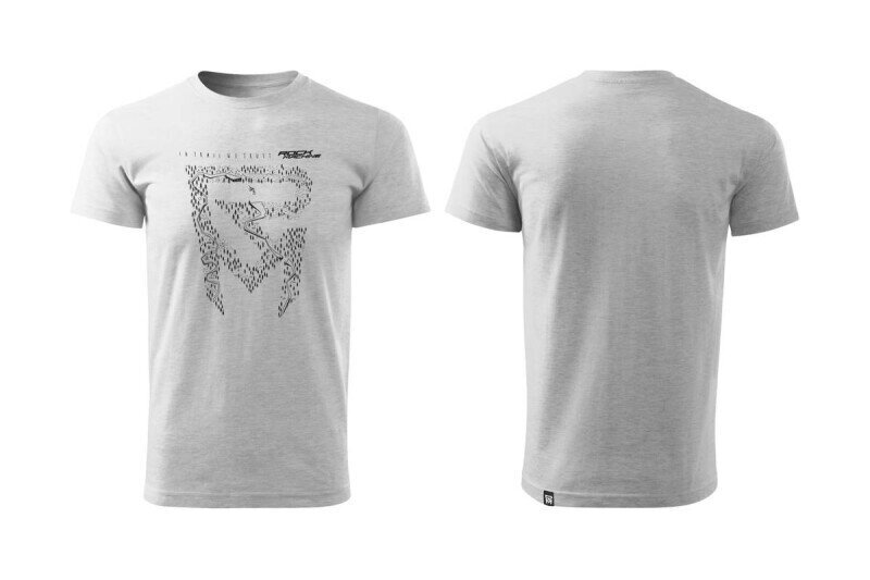 T-krekls Rock Machine 100% kokvilna, pelēka, XL izmērs цена и информация | Velo apģērbs | 220.lv