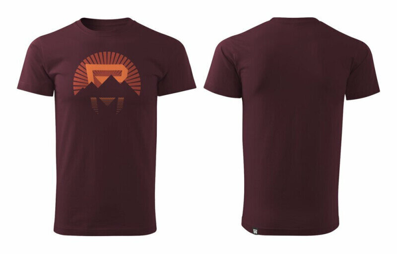 T-krekls Rock Machine 100% kokvilna, saullēkts sarkans, izmērs L cena un informācija | Velo apģērbs | 220.lv