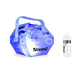 Комплект beamZ B500LED машина для пузырей + beamZ FBL1 жидкость для пузырей 1л цена и информация | Праздничные декорации | 220.lv