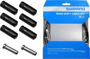 Ātrumu trosīšu/apvalku komplekts Shimano OT-SIS40 melns (Y60098501) cena un informācija | Citas velosipēdu rezerves daļas | 220.lv