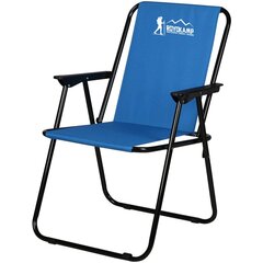 Туристический стул Enero Camp с подлокотниками, 52x44x75 см, синий цена и информация | Туристическая мебель | 220.lv