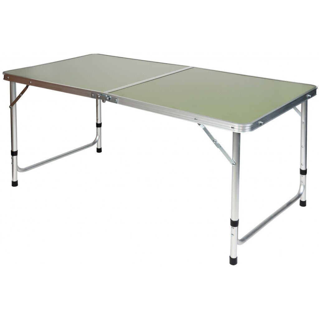 Saliekamais kempinga galds Enero Camp, 120x60x70 cm, zaļš cena un informācija |  Tūrisma mēbeles | 220.lv