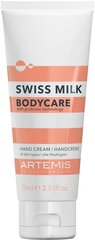 Roku krēms Artemis Swiss Milk Hand Cream 3in1, 75 ml cena un informācija | Ķermeņa krēmi, losjoni | 220.lv