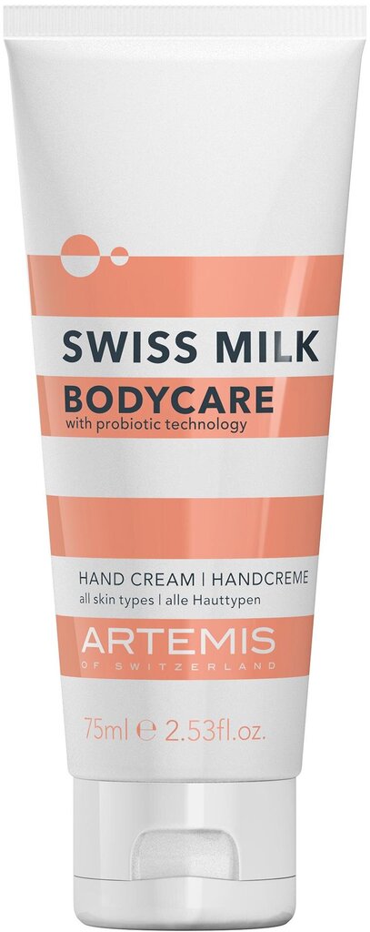 Roku krēms Artemis Swiss Milk Hand Cream 3in1, 75 ml цена и информация | Ķermeņa krēmi, losjoni | 220.lv