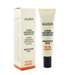 AHAVA CC Cream Color Correction Skin Protection ādas krāsu koriģējošs CC krēms SPF 30, 30 ml цена и информация | Пудры, базы под макияж | 220.lv